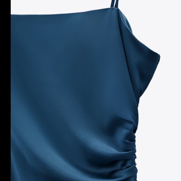 Zara Special Edition Draped Midi Dress - Picture 2 of 10